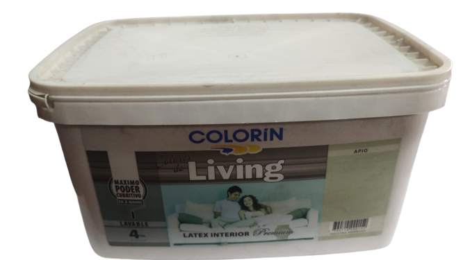 Colorin Living Pintura Latex Interior Colores X 4 Litros