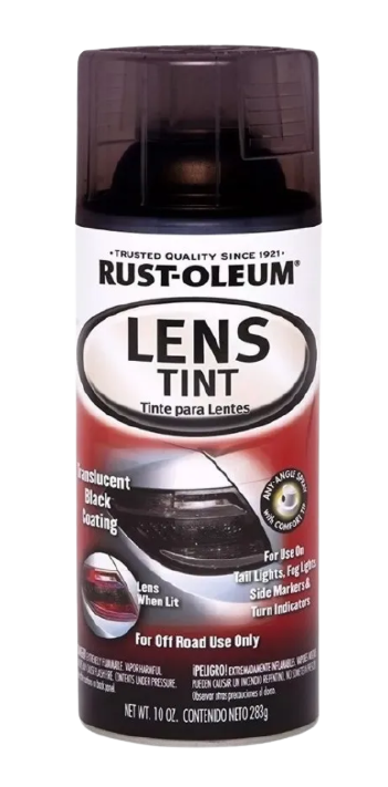 Pintura En Aerosol Faros y Opticas. Negro. Rust Oleum. 340gr