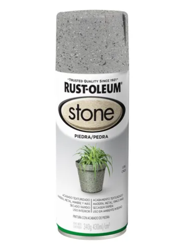 Pintura En Aerosol Stone - Acabado Piedra Rust Oleum 340gr