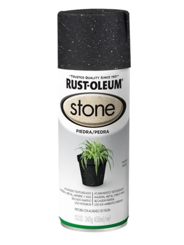 Pintura En Aerosol Stone - Acabado Piedra Rust Oleum 340gr