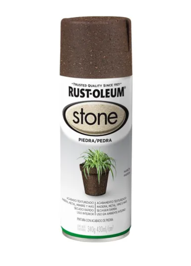 Pintura En Aerosol Stone - Acabado Piedra Rust Oleum 340gr