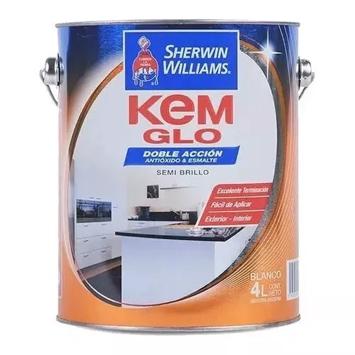 Kem Glo Esmalte Semi Brillo Blanco Sherwin Williams