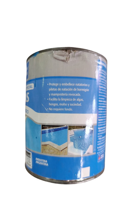 Pintura Para Piletas Caucho Clorado Sherwin 1l
