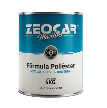 Masilla Plastica Zeocar Formula Poliester