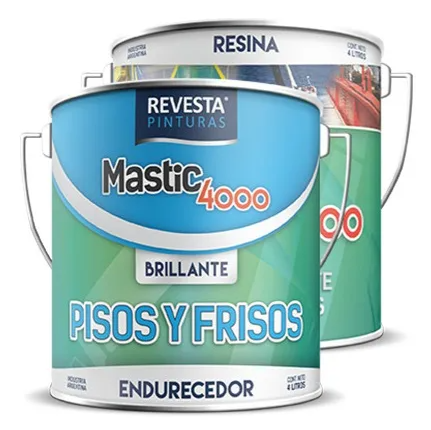 Epoxi Revesta Mastic 4000 Brillante Pisos Y Frisos