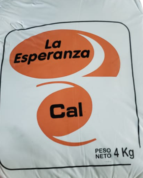 Cal De Blanqueo. La Esperanza. 4 kilos