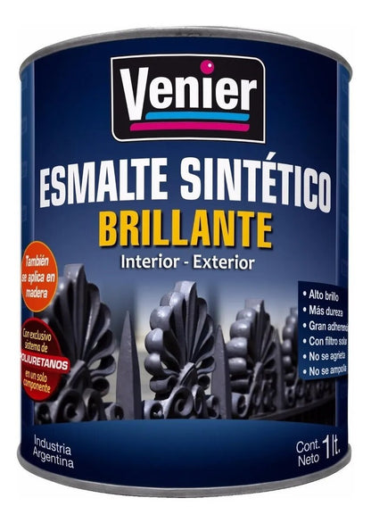 Esmalte Sintetico 3 Poliuretanos Venier Blanco Brillante