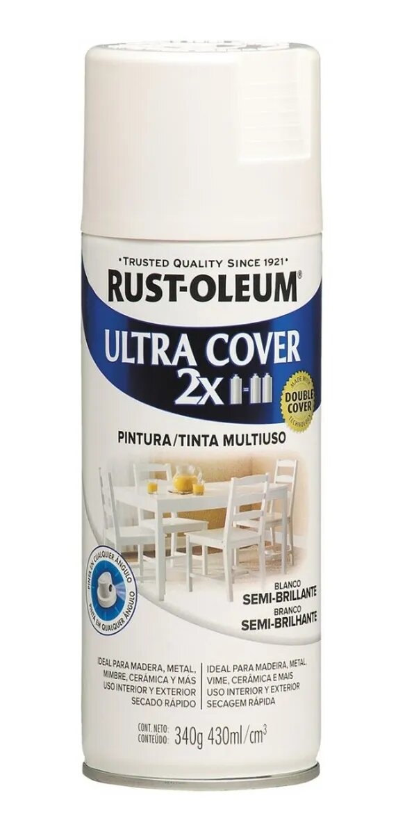 Aerosol Rust Oleum Blanco Ultra Cover 340gr