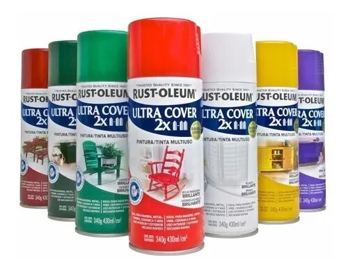 Aerosol Rust Oleum Ultra Cover 340gr Colores