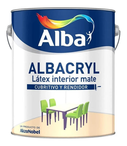 Albacryl Pintura Latex Interior Blanco Mate Alba