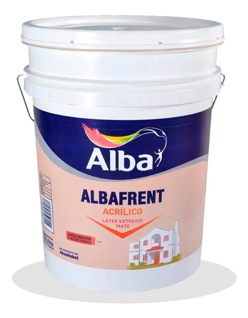 Albafrent Acrilico Pintura Latex Exterior Blanco