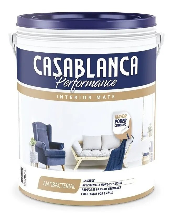 Casablanca Performance Latex Interior Blanco