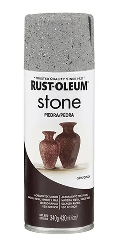 Pintura En Aerosol Stone - Acabado Piedra Rust Oleum 340gr