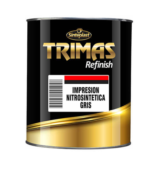 Impresion Nitrosintetica Gris. Trimas. Sinteplast 0.900L