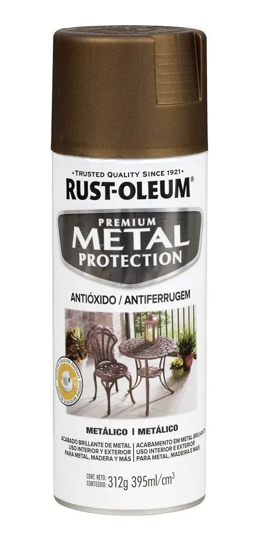 Aerosol Metal Protection Metalizado Rust Oleum  312gr