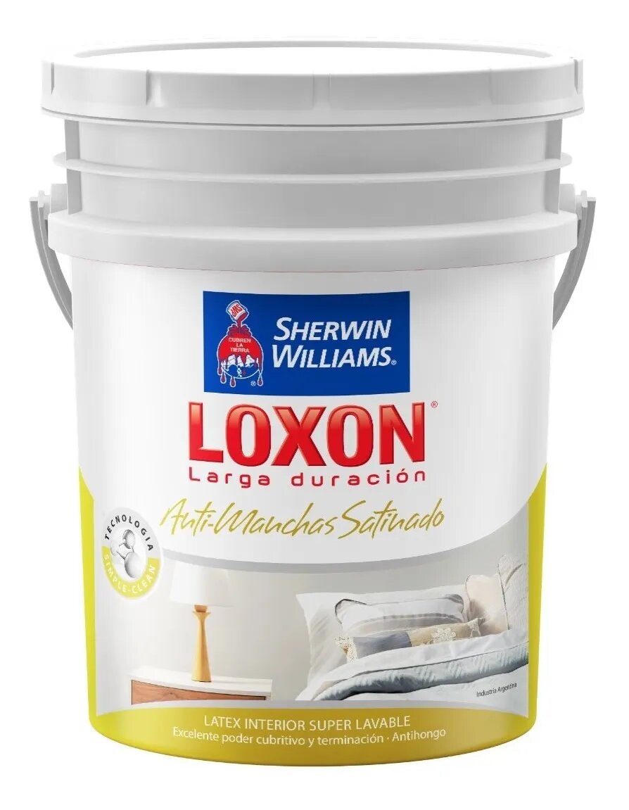 Loxon Latex Antimanchas Interior Satinado Sherwin Williams
