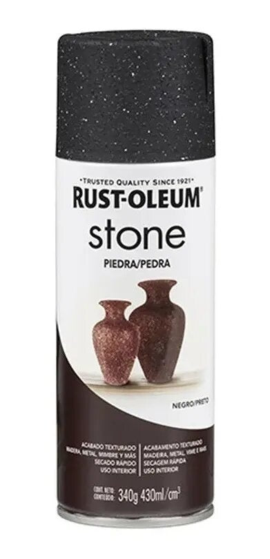 Pintura En Aerosol Stone - Acabado Piedra Rust Oleum 340gr