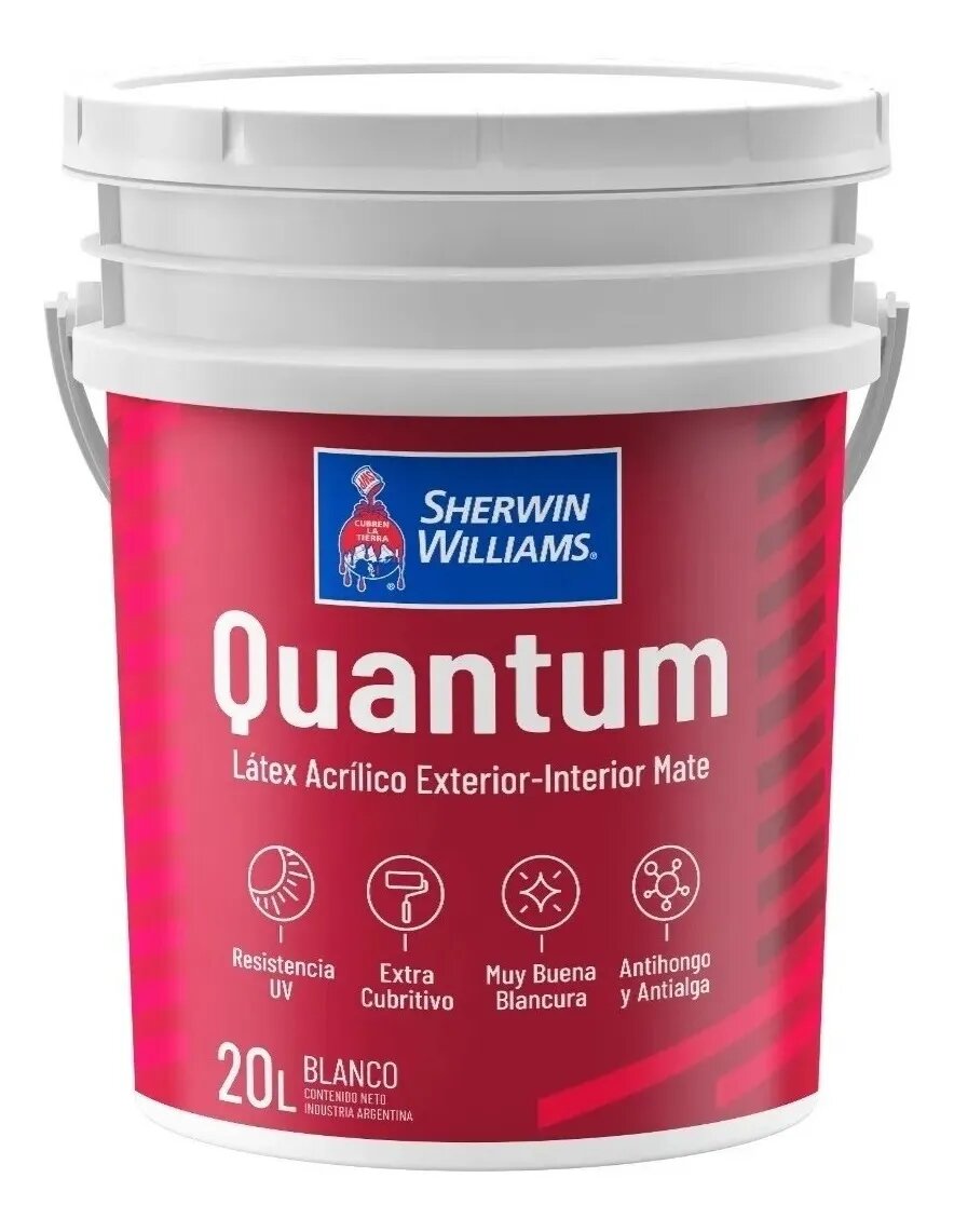 Latex Quantum Interior/Exterior Sherwin Williams.