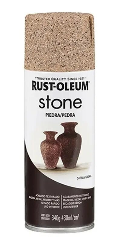 Pintura En Aerosol Stone - Acabado Piedra Rust Oleum 340gr