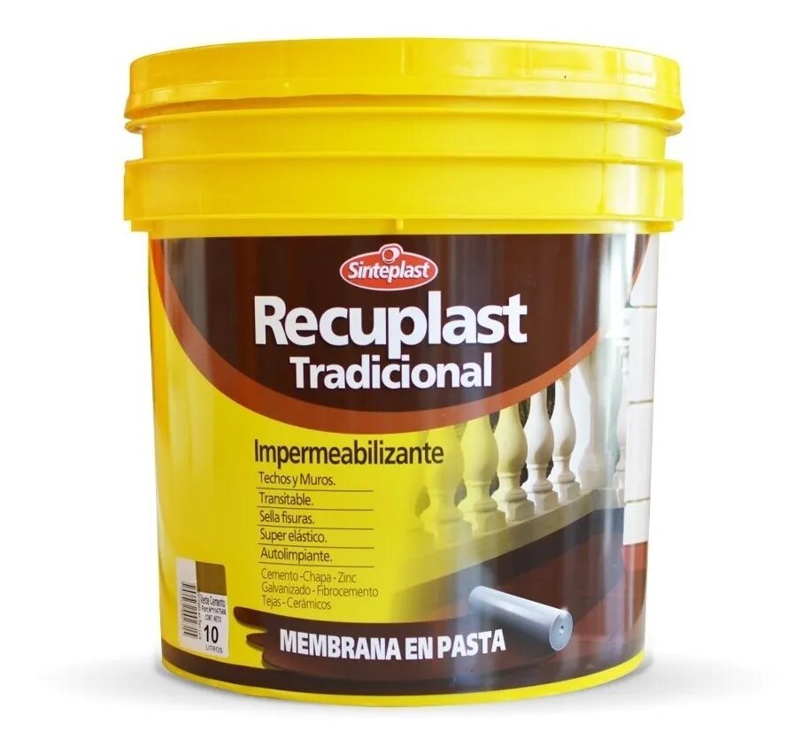 Recuplast Tradicional Membrana En Pasta Sinteplast