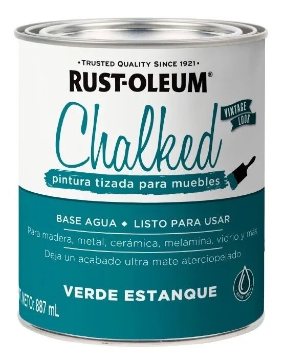 Chalked Pintura Tizada Base Agua de Interior Rust Oleum